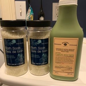 ❤️ bath salts and milk bath set!
